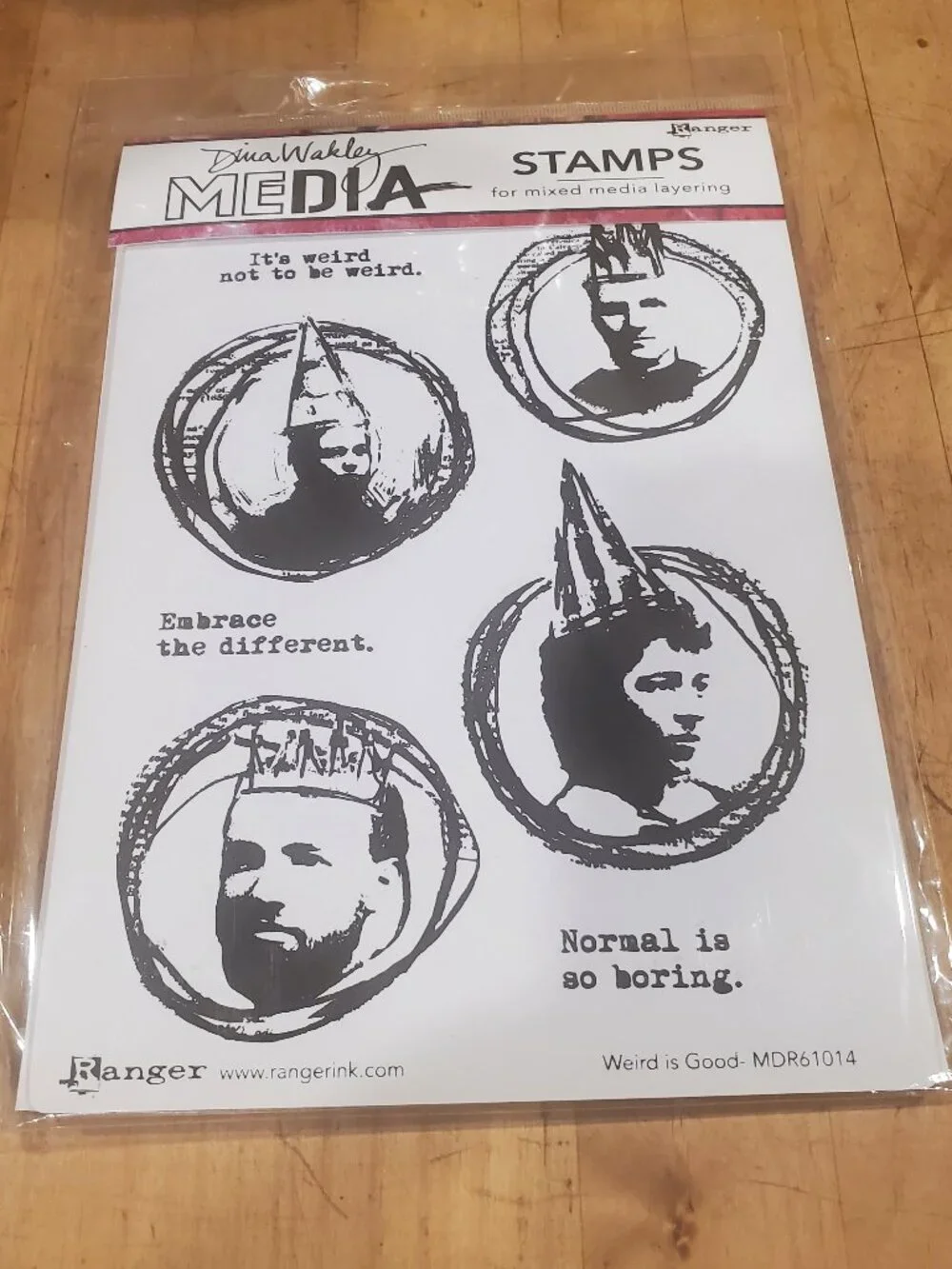 Dina Wakley Media Cling Stamps 6